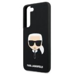 Karl Lagerfeld KLHCS22SSLKHBK S22 S901 black hardcase Silicone Karl`s Head - imagine 6