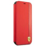 Ferrari FESAXFLBKP13SRE iPhone 13 mini 5,4" red book On Track Carbon Stripe - imagine 3