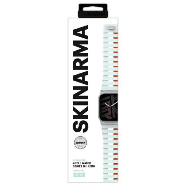 Strap Skinarma Gemini for Apple Watch     42/41/40 mm light mint - imagine 4