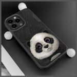 Nimmy case iPhone 15 Pro 6.1"            black Big Eyed Pet 2.0 Panda - imagine 9
