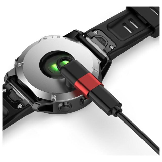 Beline Lightning Adapter for Charging Garmin Watches red - imagine 4