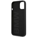 Case BMW BMHCP13MSLBLBK iPhone 13 / 14 / 15 6.1" black hardcase Silicone Signature Logo - imagine 7