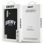DKNY DKHMP16SSNYACH iPhone 16 6.1" black hardcase Silicone White Printed Logo MagSafe - imagine 8