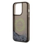 Karl Lagerfeld KLHCP14LLCRSGRK iPhone 14 Pro 6,1" black hardcase Liquid Glitter RSG - imagine 7