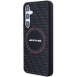 AMG AMHMS24M23SMRK S24+ S926 black hardcase with Silicone Carbon Pattern and MagSafe - imagine 2