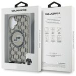 Karl Lagerfeld KLHMP16SHCKCKLCK iPhone 16 6.1" black hardcase IML Crossbody Monogram Karl & & Chou - imagine 7