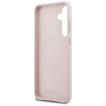 Case Karl Lagerfeld Silicone Karl&Choupette Heads MagSafe for Samsung Galaxy S25 FE pink - imagine 7