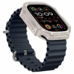 Spigen Rugged Armor Apple Watch Ultra (1/2) 49mm dune beige ACS07381 - imagine 10