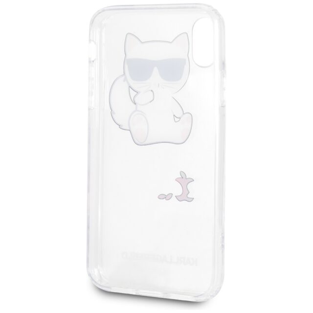 Karl Lagerfeld KLHCI61CFA iPhone Xr hardcase transparent Choupette Fun - imagine 4