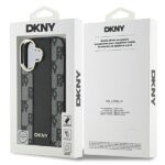 DKNY DKHMP16MPCPVSLK iPhone 16 Plus 6.7" black hardcase Checkered Pattern Magsafe - imagine 8