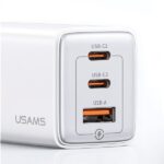 USAMS Lad. network. 2xUSB-C+1xUSB 65W(only head) GaN PD3.0 +QC3.0 Fast Charging blue/gradient blue S - imagine 3
