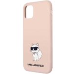 Karl Lagerfeld KLHCN61SNCHBCP iPhone 11/XR 6,1" hardcase pink Silicone Choupette - imagine 6