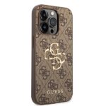 Guess GUHCP15X4GMGBR iPhone 15 Pro Max 6.7" brown hardcase 4G Big Metal Logo - imagine 4