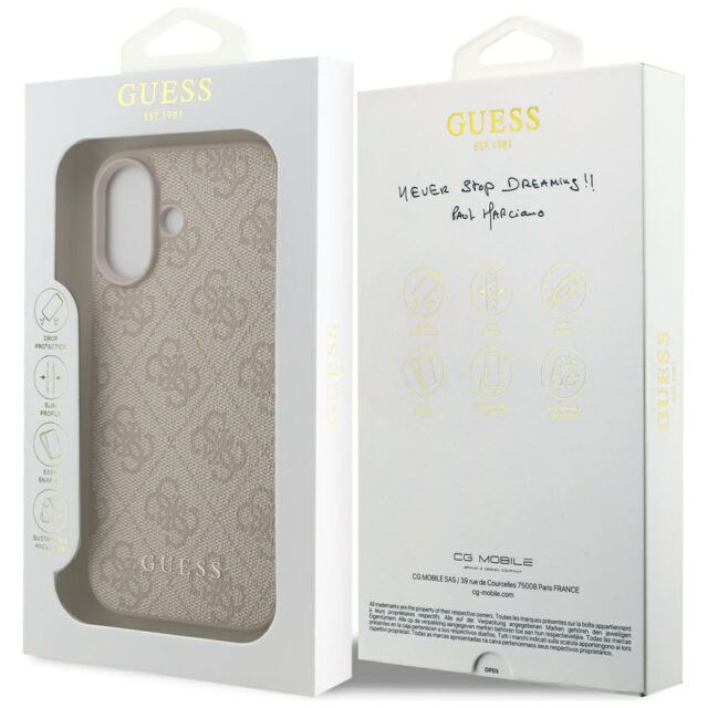 Guess 4G Classic Case for iPhone 17 Pink - imagine 8