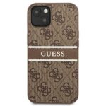 Guess GUHCP13S4GDBR iPhone 13 mini 5,4" brown hardcase 4G Stripe - imagine 3