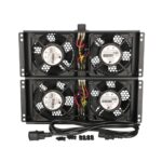 Extralink | Cooling unit | 4 fans, with cable for thermostat - imagine 7