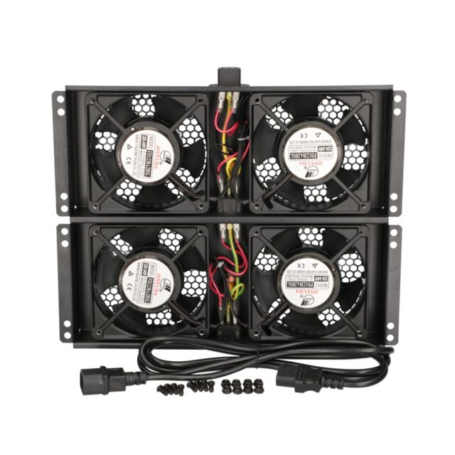 Extralink | Cooling unit | 4 fans, with cable for thermostat - imagine 7