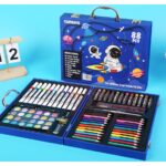 Extralink Art Painting Set, Blue Astronaut 88 Pieces - imagine 3