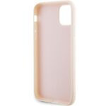 Karl Lagerfeld KLHCN613DMBKCP iPhone 11/ Xr 6.1" pink hardcase 3D Rubber Glitter Logo - imagine 7