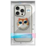 Nimmy Glasses Cool Cat MagSafe case for iPhone 16 Pro Max grey - imagine 10