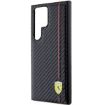 Ferrari FEHCS24LN3DUR S24 Ultra S928 black hardcase Carbon Printed Line - imagine 6