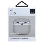 UNIQ Lino Case AirPods 3 gen.Silicone beige - imagine 7