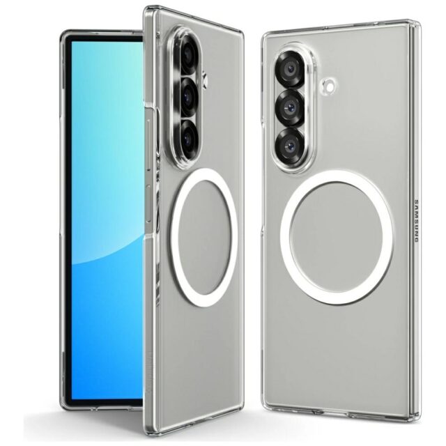 Case Spigen AirSkin Mag MagSafe for Samsung Galaxy Z Fold7 transparent - imagine 2