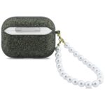 Case Guess Glitter Pearl Strap for  AirPods Pro 3 khaki - imagine 2