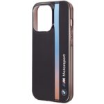 Case BMW BMHCP14L22HVGV iPhone 14 Pro 6.1" black IML Tricolor Stripe - imagine 6