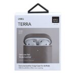 UNIQ Terra Case AirPods 1/2 gen. Genuine Leather beige - imagine 4