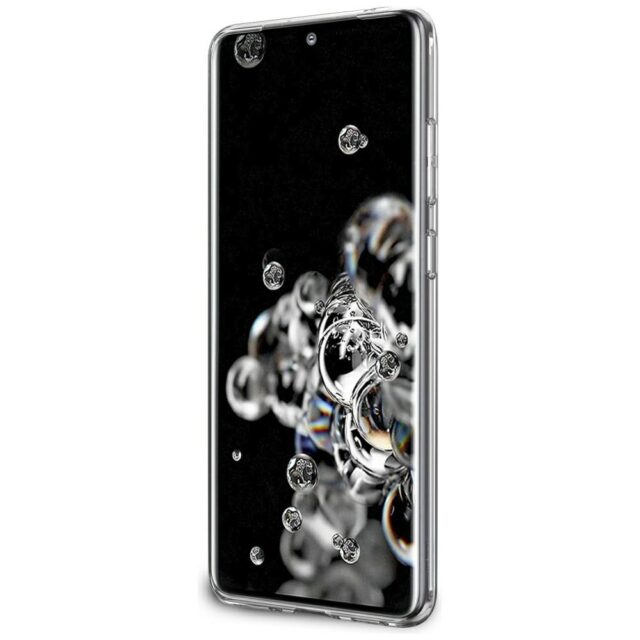 Guess GUHCS69PCUGLLG S20 Ultra G988 light grey hard case Glitter 4G Circle Logo - imagine 6