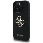 Case Guess Grained Big 4G Logo Small Classic Logo for iPhone 16 Pro black - imagine 2