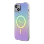 Guess GUHMP15SHITSU iPhone 15 / 14 / 13 6.1" purple hardcase IML Iridescent MagSafe - imagine 2