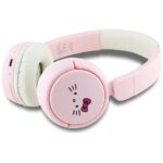 Hello Kitty Face Logo Bluetooth Headphones Pink - imagine 2