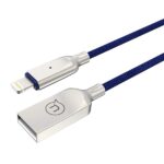 USAMS Power-off U-Sun Lightning Cable blue 1.9m IPYSUSB202 (US-SJ170) - imagine 2