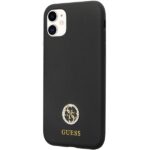 Guess GUHCN614DGPK iPhone 11 / Xr 6.1" black hardcase Silicone Logo Strass 4G - imagine 2