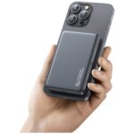 Powerbank USAMS CY Series CD242 10000mAh 20W Magnetic Wireless titanium - imagine 6