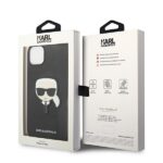 Karl Lagerfeld KLHCP14SSAPKHK iPhone 14/ 15 / 13 6,1" black hardcase Saffiano Karl`s Head Pat - imagine 8