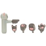 Mini massage gun 4smarts ACECOOL Cat light gray
