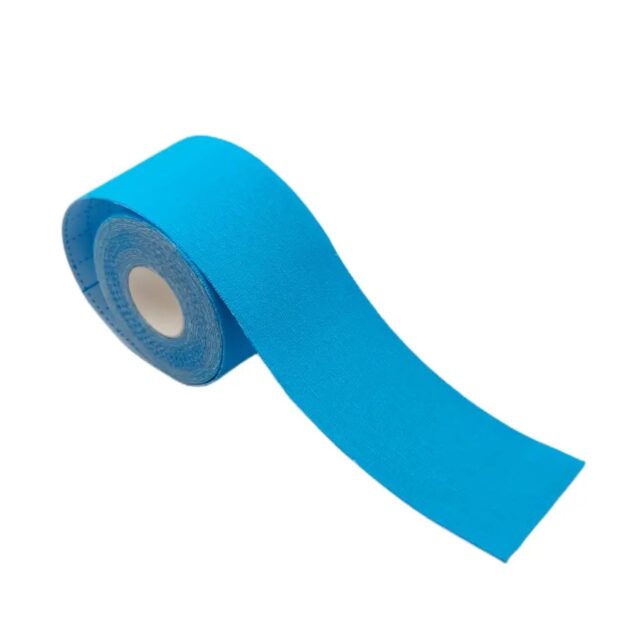 Extralink Kinesiology Tape, Sport Tape Pro 5mx5cm Blue - imagine 3