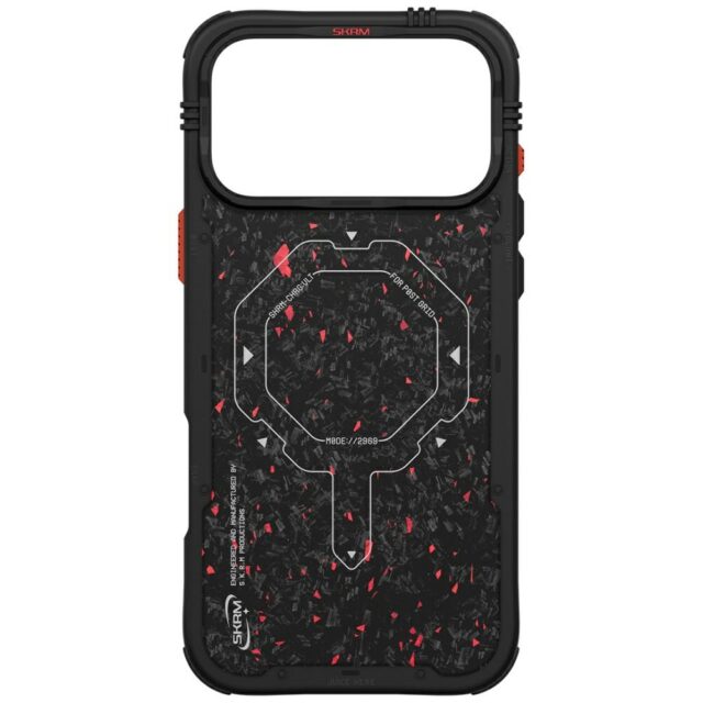 Skinarma Vektor Case for iPhone 17 Pro Max Magnetic Charging Black - imagine 4