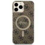 Guess GUHMP13XH4STW iPhone 13 Pro Max 6.7" brown hardcase 4G MagSafe - imagine 3