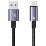 USAMS Cable USB to USB-C 3A 0.25mFast Charging steel/tarnish SJ680USB01 (US-SJ680)