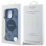 Case Guess 4G Circle Classic Logo MagSafe for iPhone 16 Pro Max blue - imagine 8