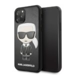Karl Lagerfeld KLHCN58IKPUBK iPhone 11Pro hardcase black Iconic Karl Embossed