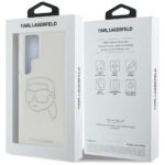 Case Karl Lagerfeld Rhinestones Karl Head Logo Samsung Galaxy S25 Ultra transparent - imagine 8