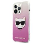 Karl Lagerfeld KLHCP13LCTRP iPhone 13 Pro / 13 6,1" hardcase pink Choupette Head - imagine 2
