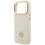 Case Guess Grained Strass Logo MagSafe for iPhone 17 Pro beige - imagine 6