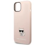 Karl Lagerfeld KLHCP14MSLCTPI iPhone 14 Plus / 15 Plus 6,7" hardcase light pink Silicone - imagine 6