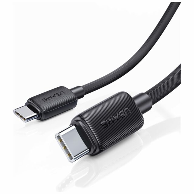 Cable USAMS KY Series US-SJ696 60W USB-C to USB-C 2m white - imagine 2